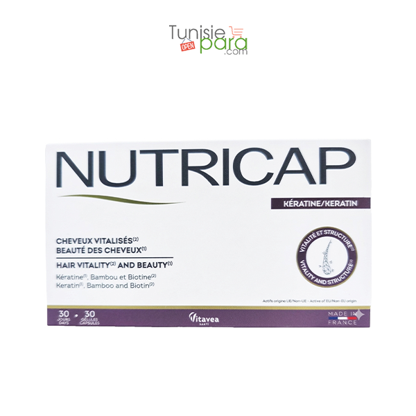 Nutricap kératine vitalité boite de 30 capsules — vue 2