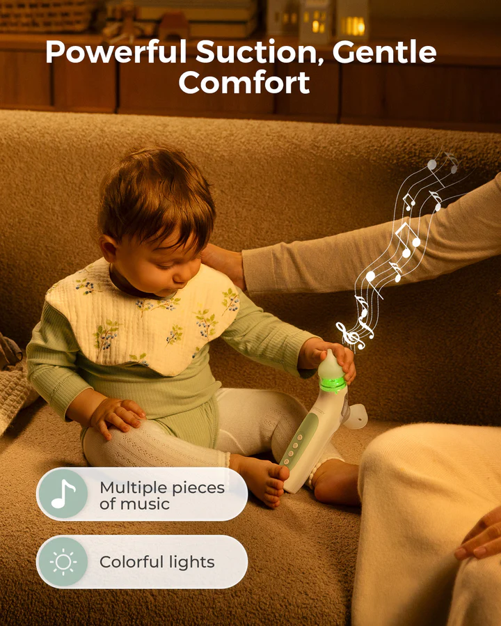 Aspirateur nasal électrique Momcozy 2-en-1 avec spray et aspiration — vue 5