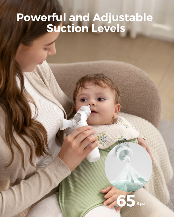 Aspirateur nasal électrique Momcozy 2-en-1 avec spray et aspiration — vue 4