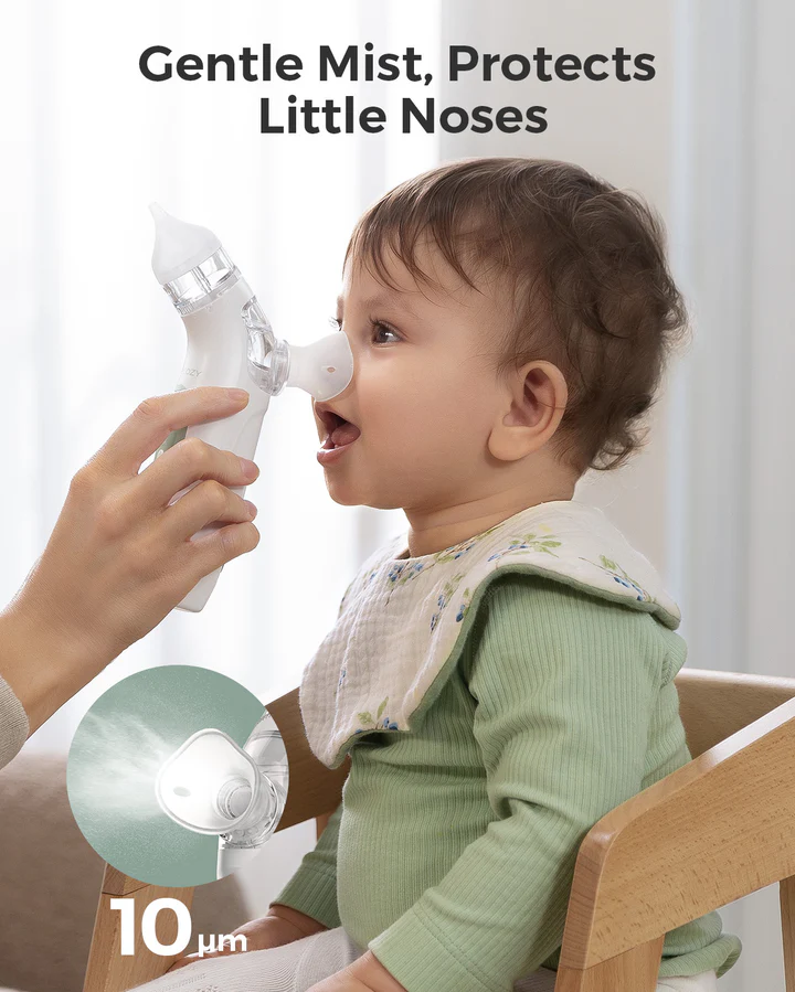 Aspirateur nasal électrique Momcozy 2-en-1 avec spray et aspiration — vue 3