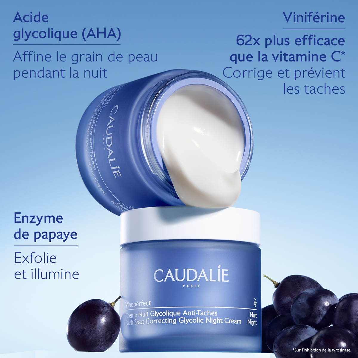 Caudalie Vinoperfect Crème Nuit Glycolique Anti-Taches — vue 6