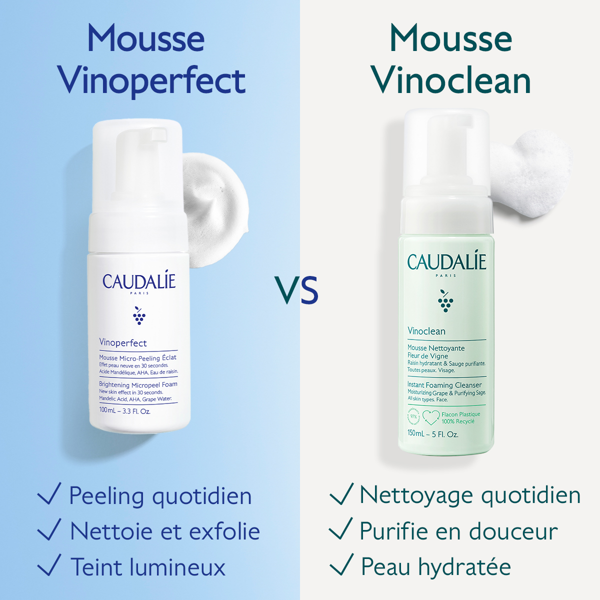 Caudalie Vinoperfect Mousse Micro-Peeling Éclat — vue 5