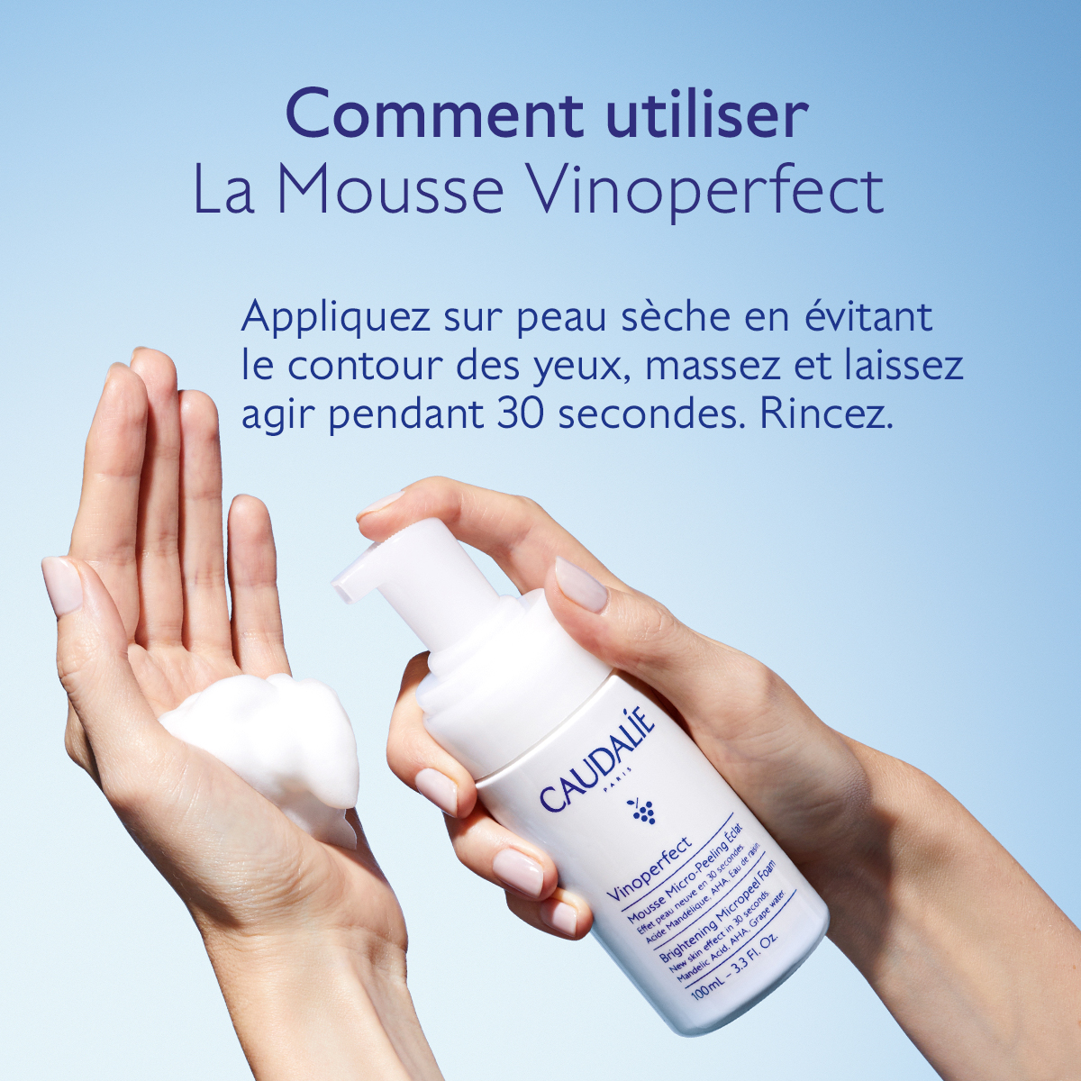 Caudalie Vinoperfect Mousse Micro-Peeling Éclat — vue 2