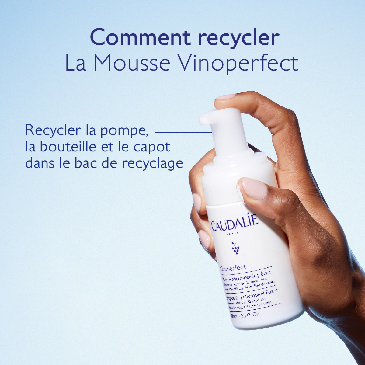 Caudalie Vinoperfect Mousse Micro-Peeling Éclat — vue 3