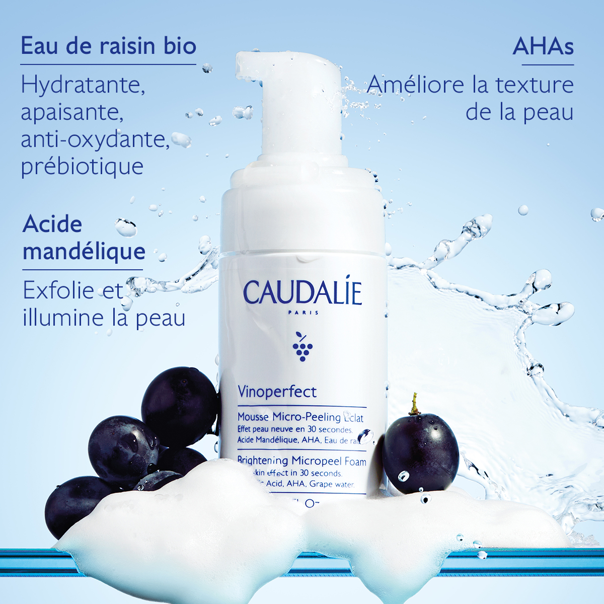 Caudalie Vinoperfect Mousse Micro-Peeling Éclat — vue 7