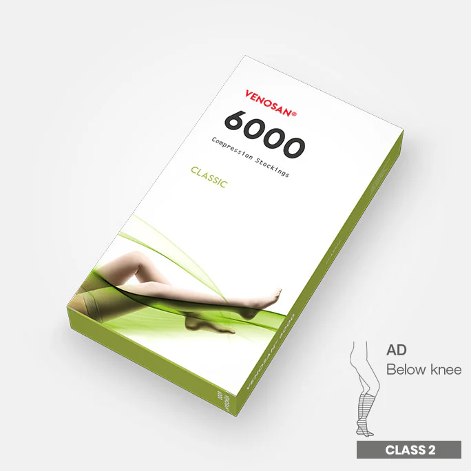 VENOSAN® 6000 AD – Sous le genou (Classe 2)