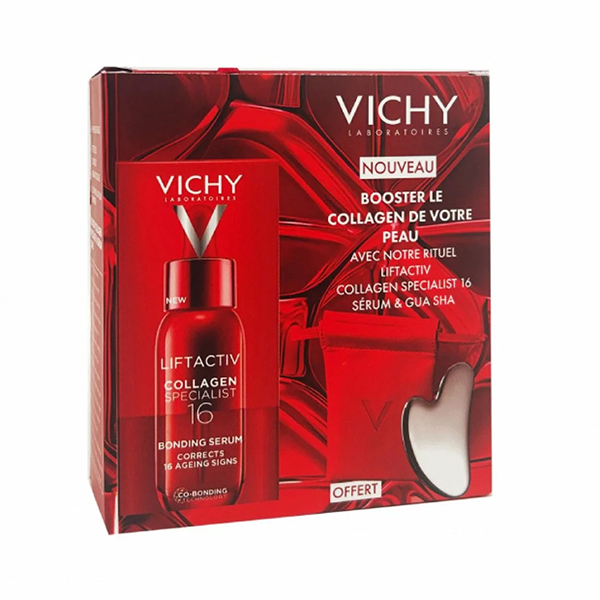VICHY PACK LIFTACTIV COLLAGEN SPECIALIST 16 + GUA SHA