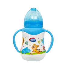 baby pur bib large 330ml bleu ref 76302