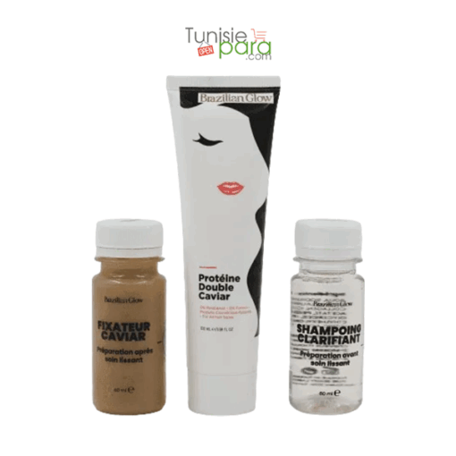 Brazilian glow Pack Lissage protéine double caviar — vue 2