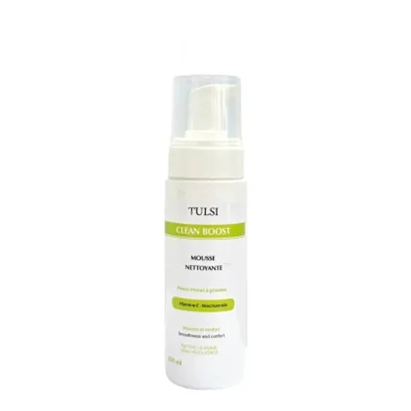 TULSI mousse nettoyante peaux grâces 200ml
