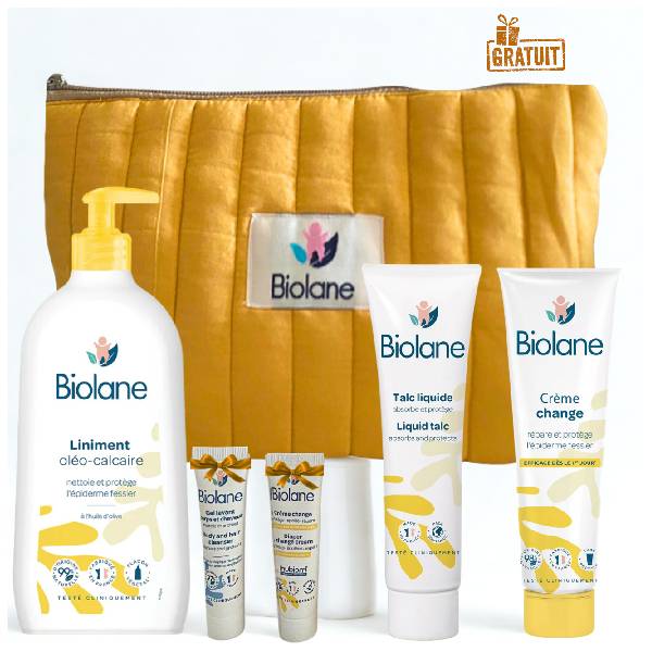 BIOLANE Trousse KIT change Jaune