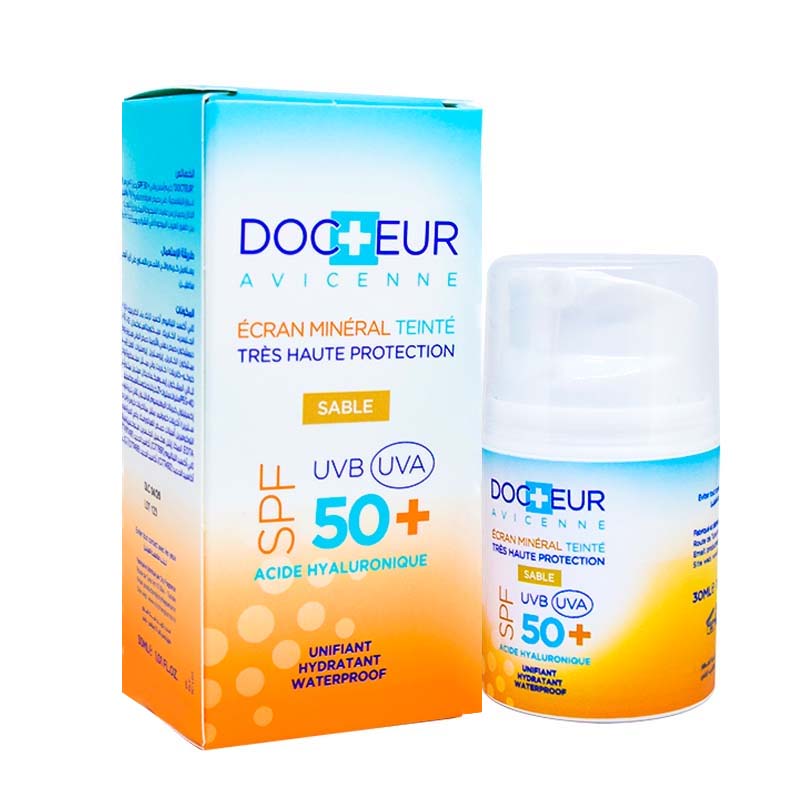 DOCTEUR ecran mineral teinte sable SPF 50+ 30ML
