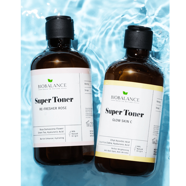 BIOBALANCE super toner glow skin C 250 ml — vue 2