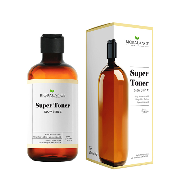 BIOBALANCE super toner glow skin C 250 ml — vue 4