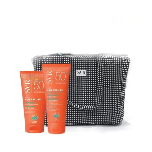 svr pack sun secure lait + blur invisible + sac gratuit