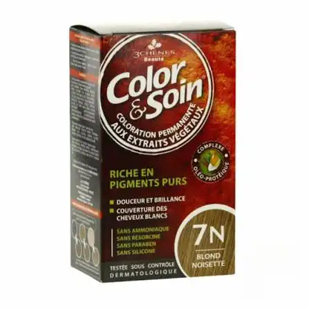 3 CHENES COLOR ET SOIN COLORATION BLOND NOISETTE 7N
