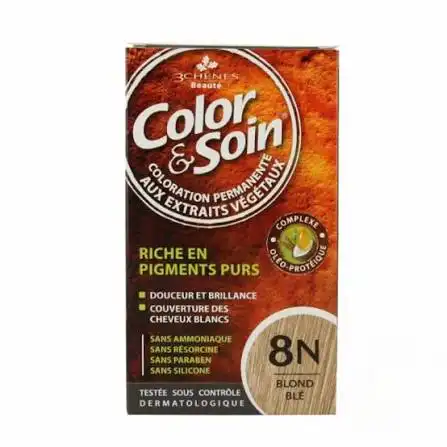 3 CHENES COLOR ET SOIN COLORATION BLOND BLÉ 8N