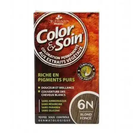 3 CHENES Color ET Soin 6N Blond Foncé