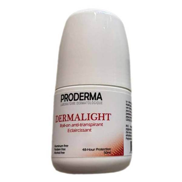 PRODERMA Dermalight roll on anti transpirant éclaircissant 50ml