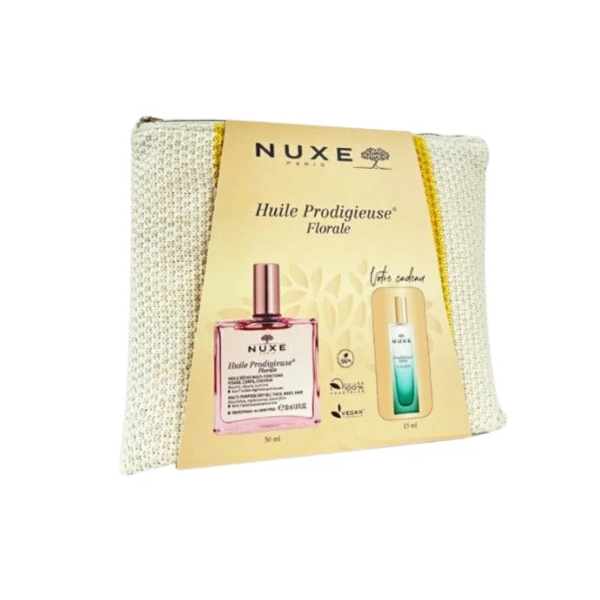 Huile Prodigieuse Florale + Trousse + Mini Parfum Neroli 15 Ml Offerts
