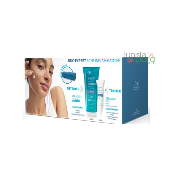 Ducray Keracnyl Pack Gel 200 ML + Keracnyl PP + Serviette offerte — vue 3