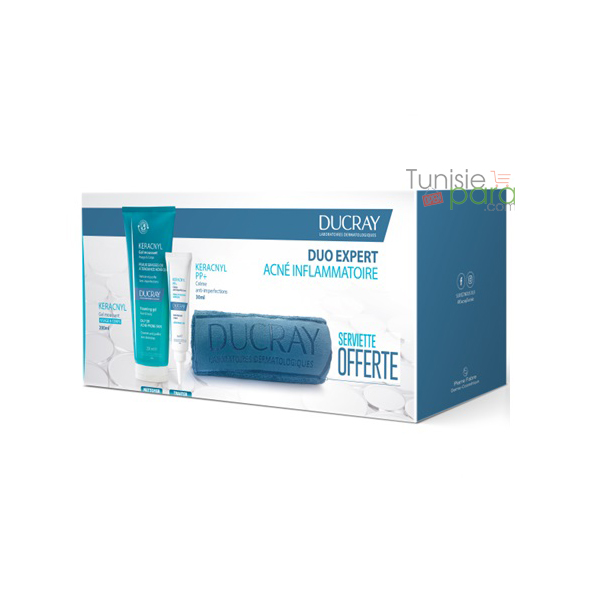 Ducray Keracnyl Pack Gel 200 ML + Keracnyl PP + Serviette offerte — vue 2