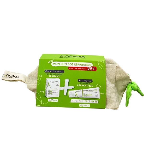 A-DERMA trousse duo cica creme + pain (25%)