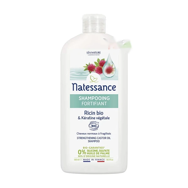 Natessance Shampoing Fortifiant Ricin Keratine 250ML