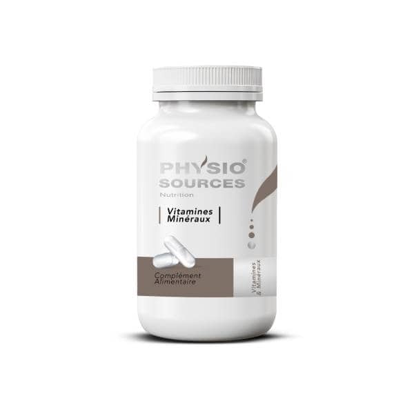 physiosource vitamine et mineraux 60 gelules