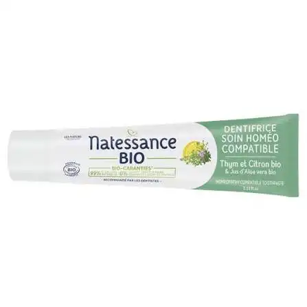 Natessance Dentifrice Bio Soin Homéo Compatible 75 ml
