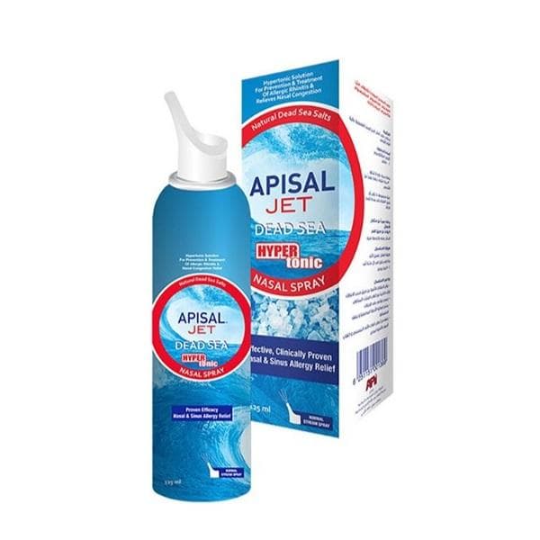 Apisal spray nasal dead sea jet hypertonic 125ml