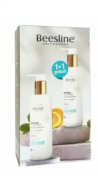 BEESLINE COFFRET Gel Nettoyant Éclaircissant Visage 250ml + 1 GRATUIT