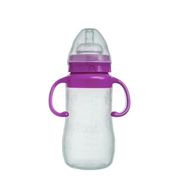 POCO Baby biberon silicone violet 270 ml