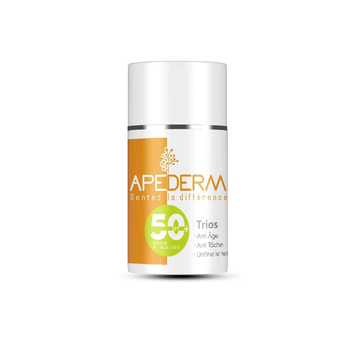 Apederm Trios Écran Solaire Invisible Anti-age Anti-Taches SPF 50+