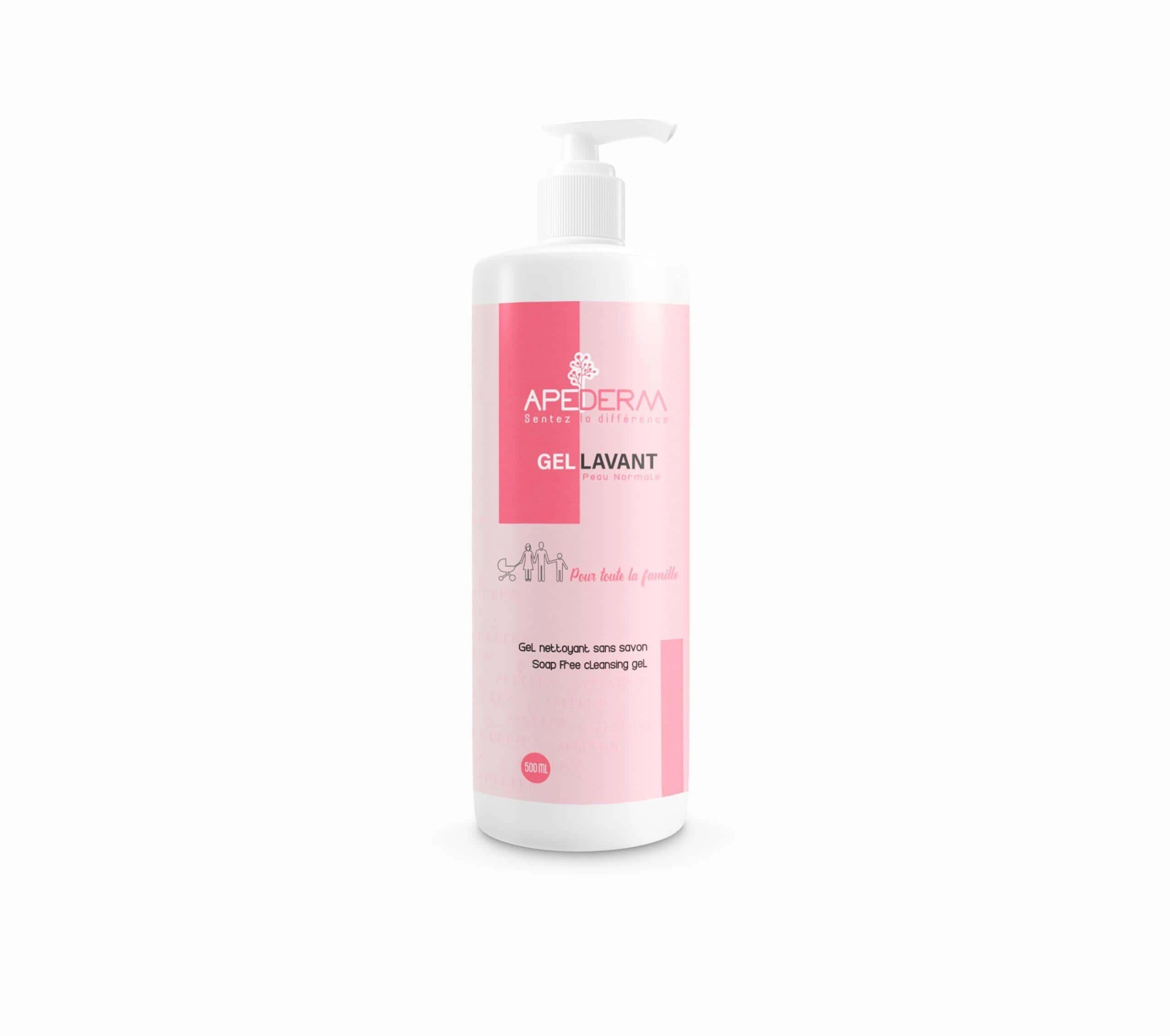 APEDERM gel lavant visage et corps pour toute la famille 500ml