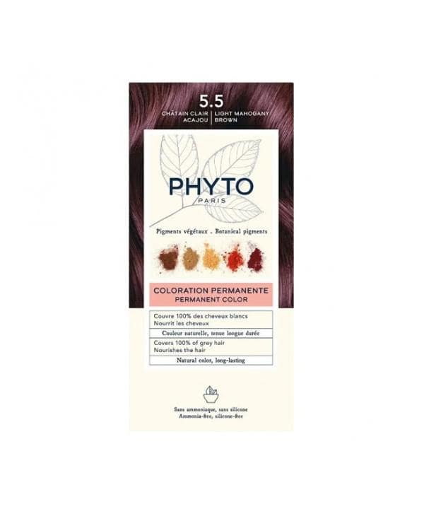 PHYTO phytocolor 5.5 chatain clair acajou