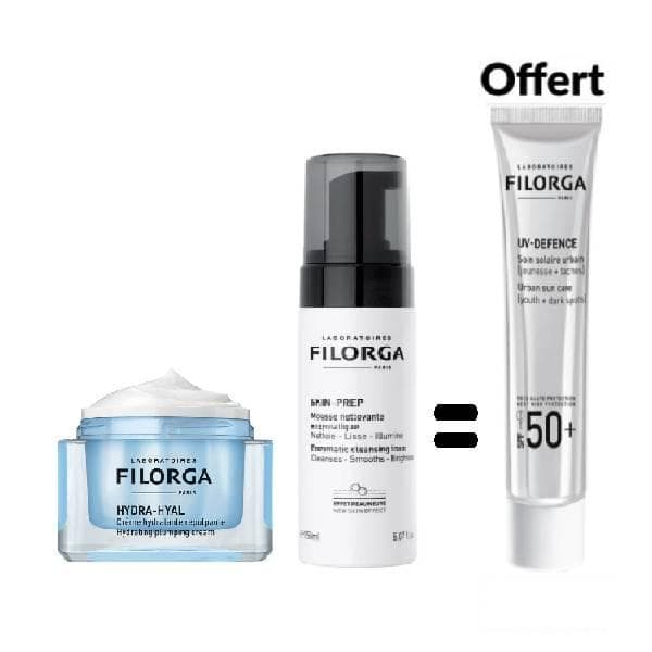 FILORGA PACK time-filler 5xp creme + SKIN PREP Mousse Nettoyante Enzymatique + uv defence SPF50+ (OFFERT) — vue 2