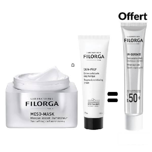 FILORGA PACK meso masque + SKIN PREP Creme Exfoliante Enzymatique + uv defence SPF50+ (OFFERT) — vue 2