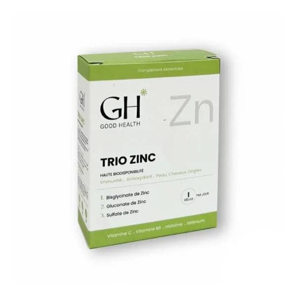GH TRIO ZINC 30 Gelules