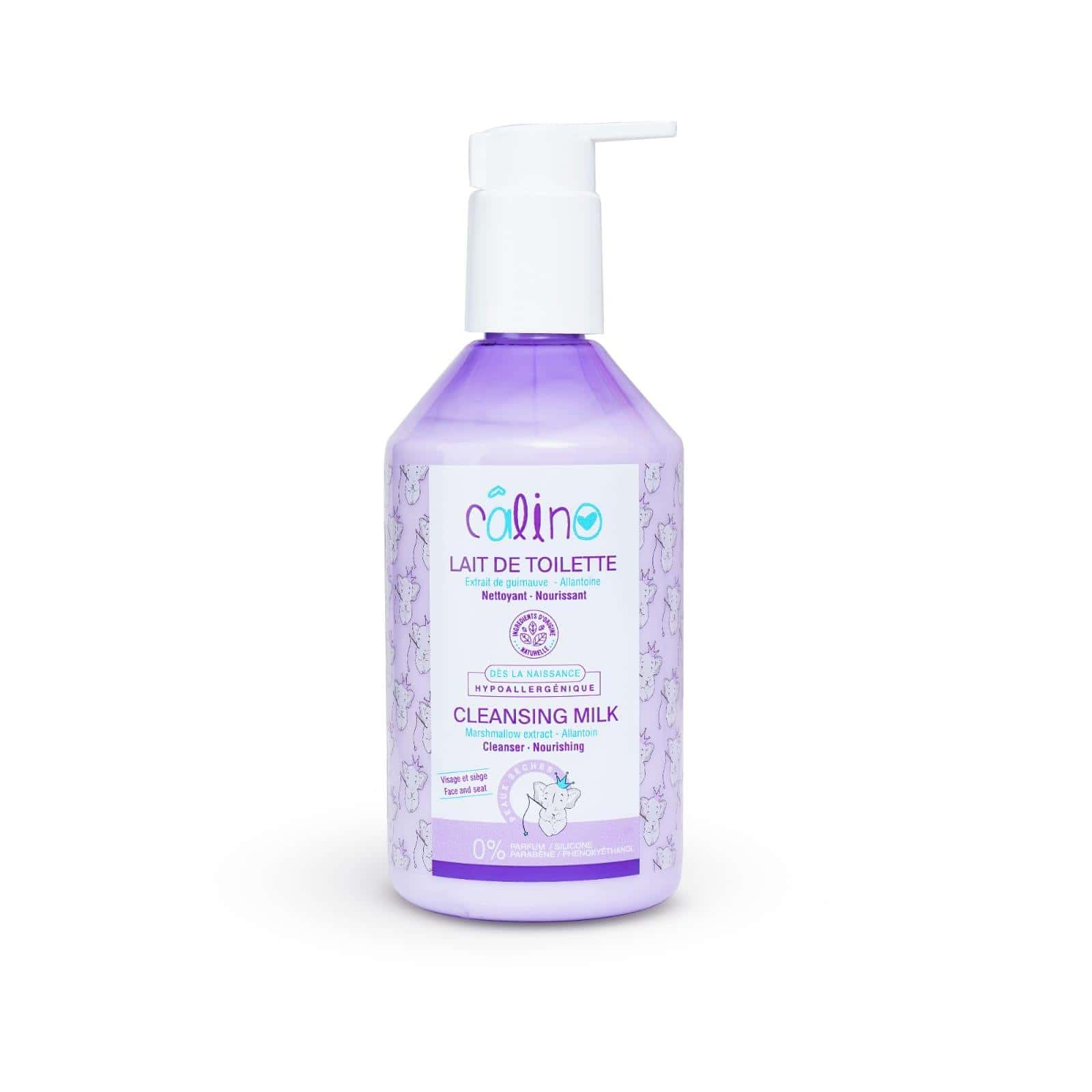 calino guimauve lait de toilette