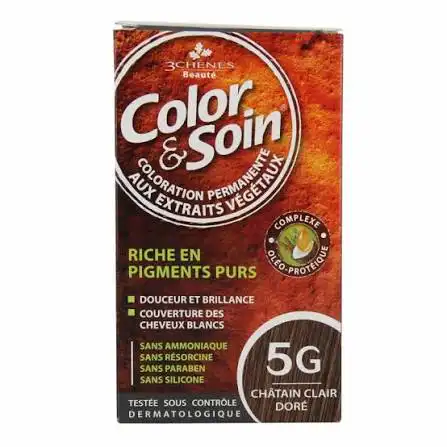 3 chênes Color ET Soin coloration 5G Châtain Clair Doré