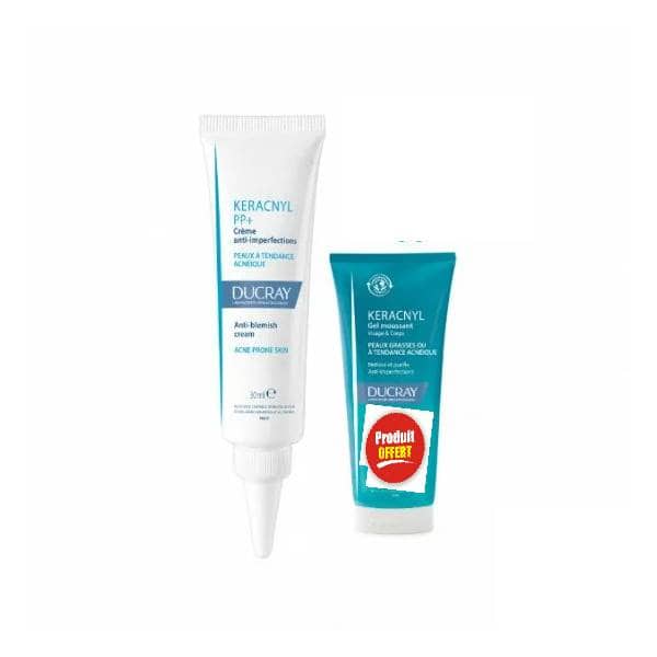 DUCRAY KERACNYL PP+ Crème 30ML + KERACNYL GEL 40ML OFFERT