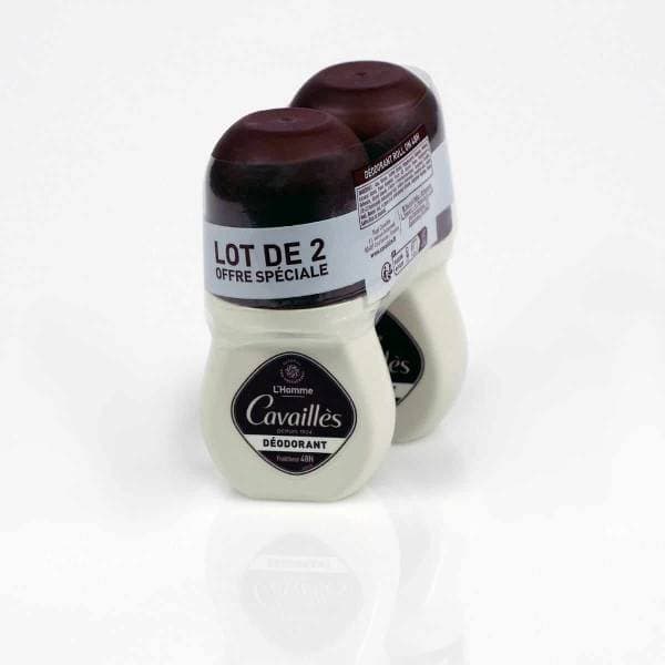 Rogé Caivaillès PACK Déo Dermato fraicheur 48H Men Roll-on 50ml *2