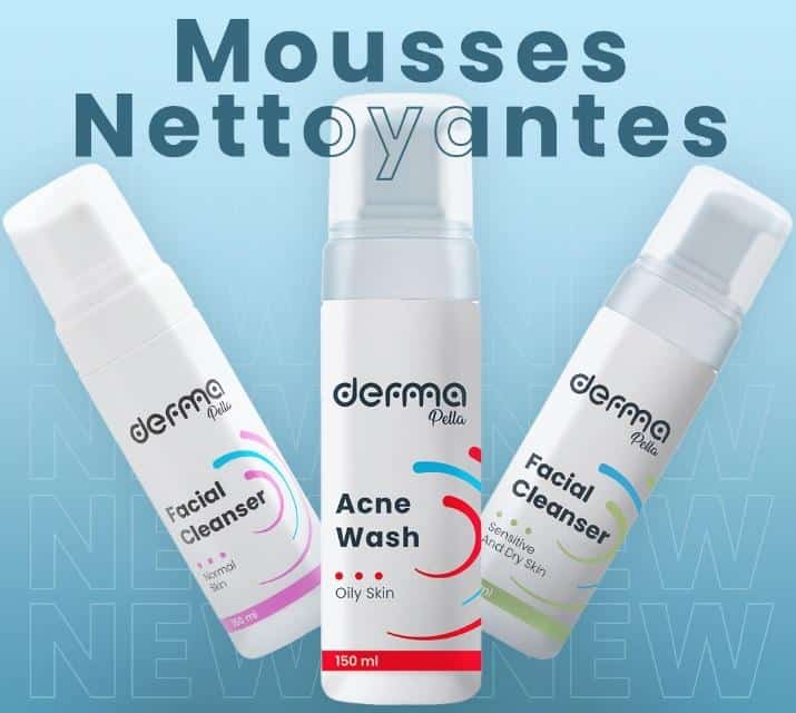 derma mousse peaux seche et sensible 150ml — vue 3