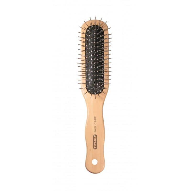 TITANIA brosse bois de massage rectangle 7 rangee 2826