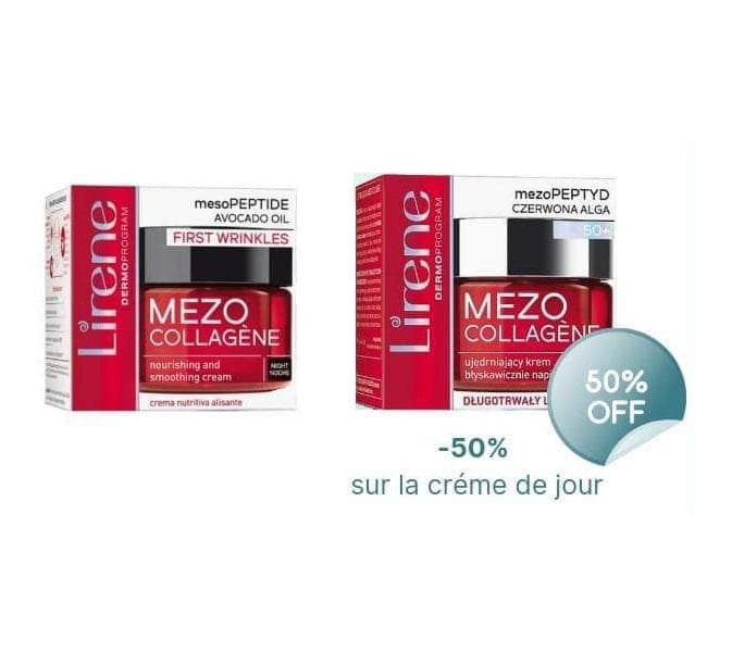 LIRENE coffret mezo collagene JOUR+ 50% creme NUIT — vue 2