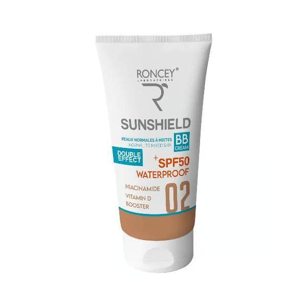 Roncey Ecran Sunshield Waterproof SPF50+ Teinte 01 Peau Mixte 50ml — vue 2