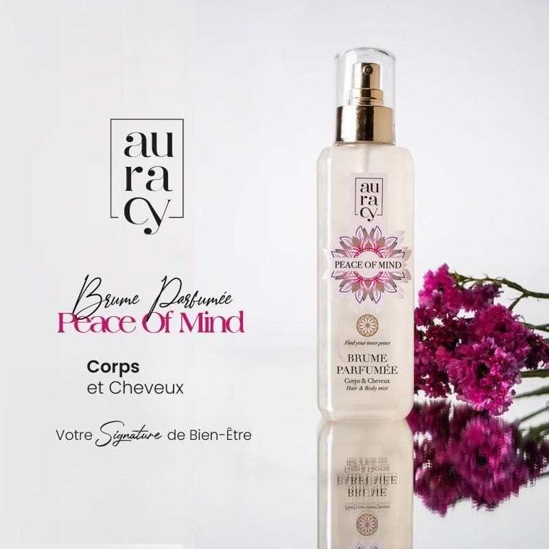 AuRaCy Brume parfumée Peace of mind Rose 250ml