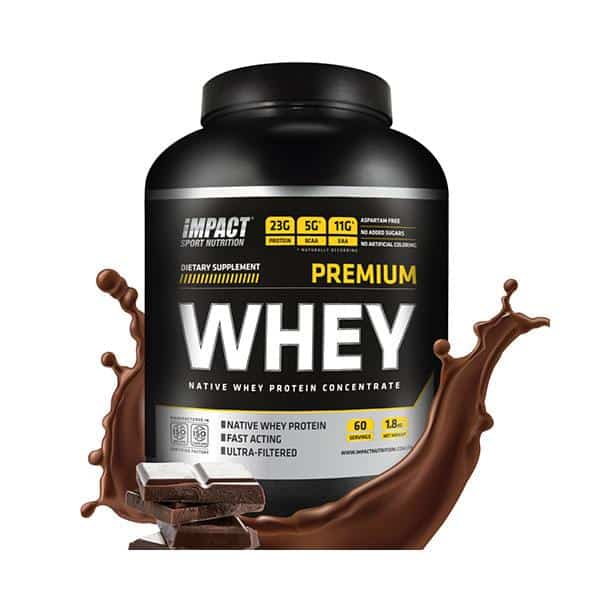 IMPACT Proteine Premium Whey Double Chocolate Pot de 1.8kg