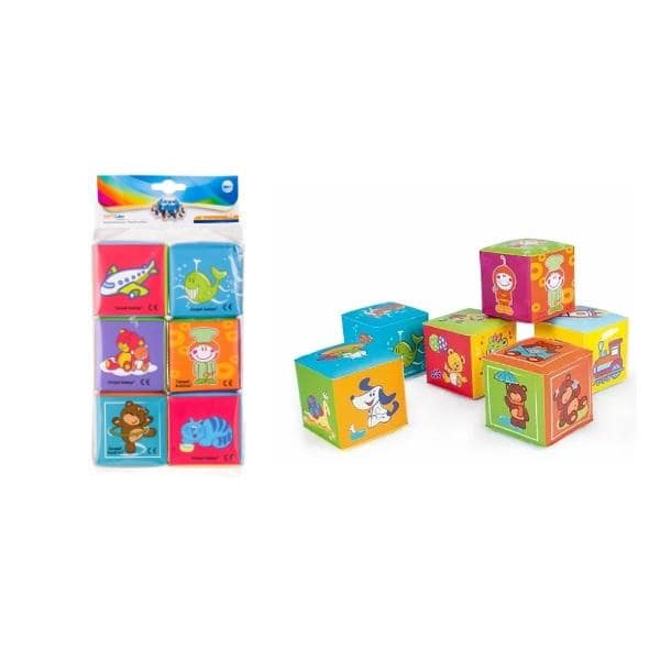 CANPOL 6 cubes décorés 2/817